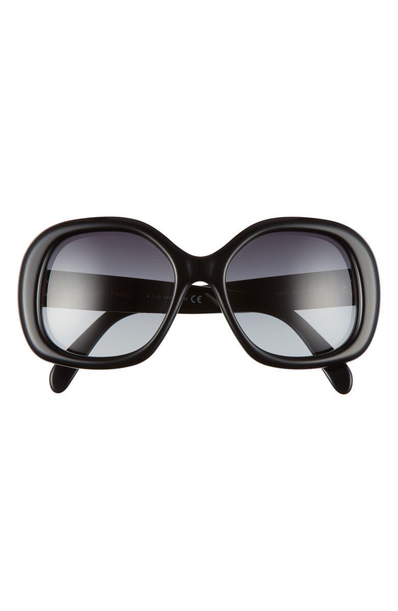 CELINE 55mm Gradient Round Sunglasses, Main, color,