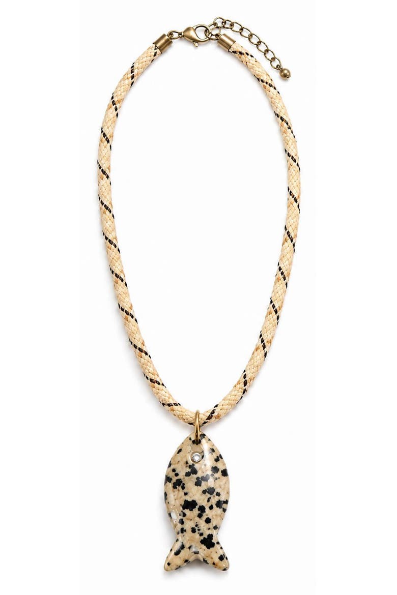Dockside Strand Necklace, Main, color, OFF WHITE