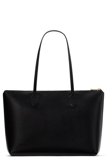 Kate Spade New York Large Bleecker Leather Tote In Black