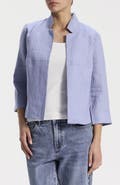Ronen Chen Cropped Linen Jacket