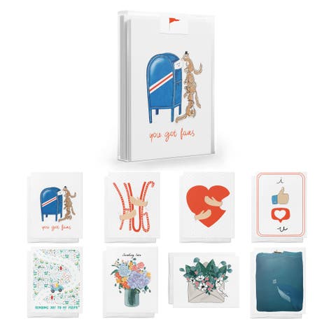 Pen Pals Greeting Card Pack Assorted Set (8 ct.)