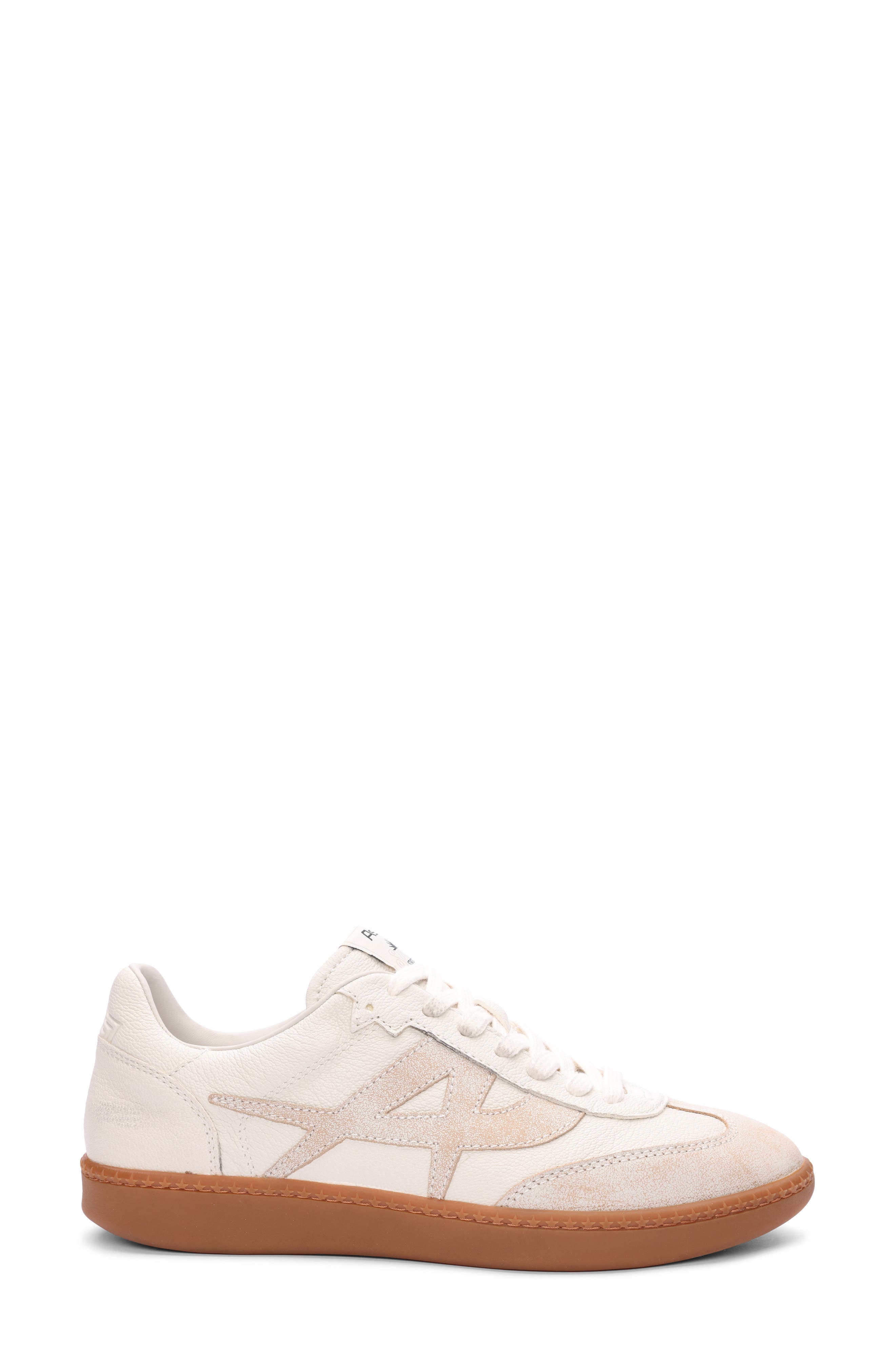 Ash Sunset Retro Sneaker, Alternate, color, Beige-White/ White
