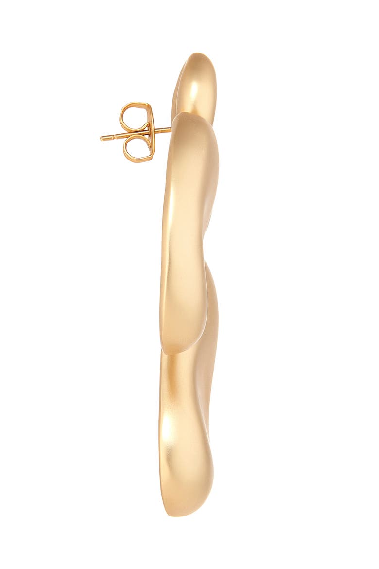 Whiteley Dangles Earrings, Alternate, color, GOLD