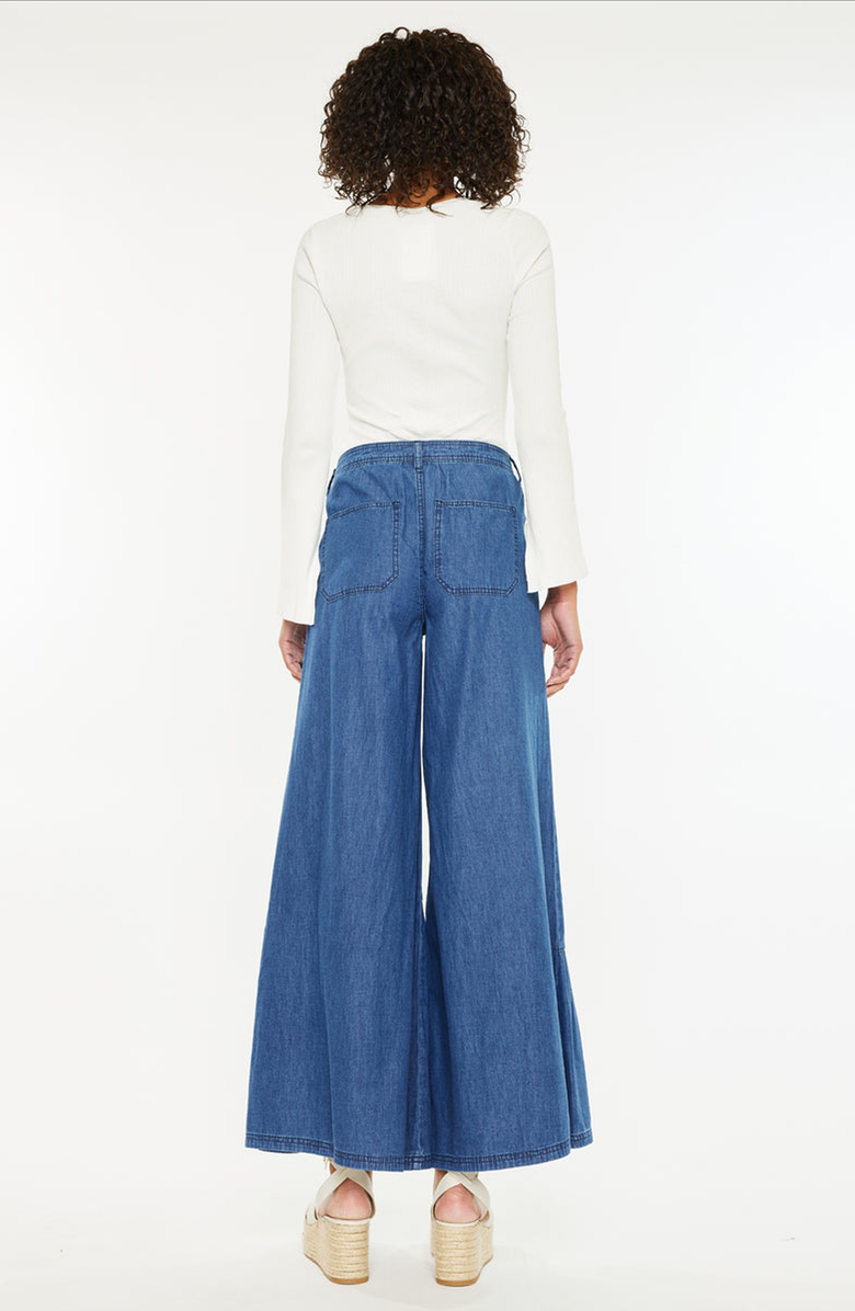 KanCan Daria Ultra High Rise Wide Jeans, Alternate, color, Dark Wash