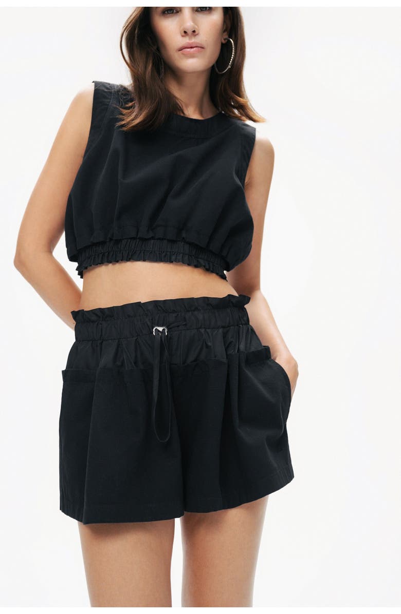 Nocturne Mini Shorts with Printed Details, Alternate, color, 