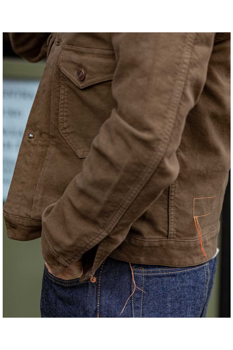 Ncyclet Moleskin Jacket, Alternate, color, BROWN