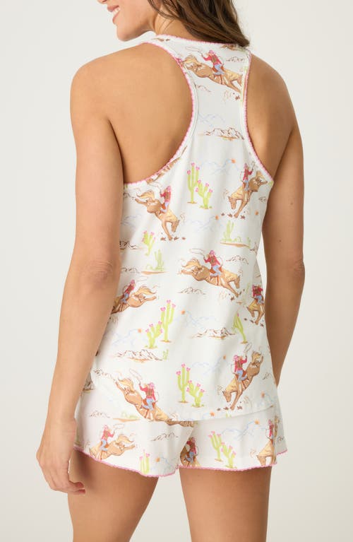 Shop Pj Salvage Playful Print Sleep Tank In Natural
