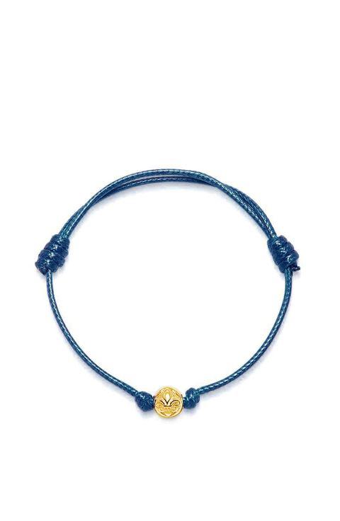 String Bracelet With Gold