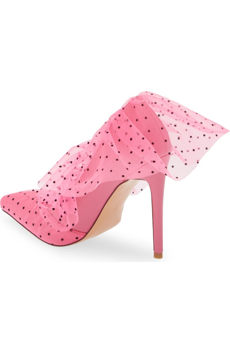 AZALEA WANG Discreet Pink Polka Dot Tulle Pump, Alternate, color,