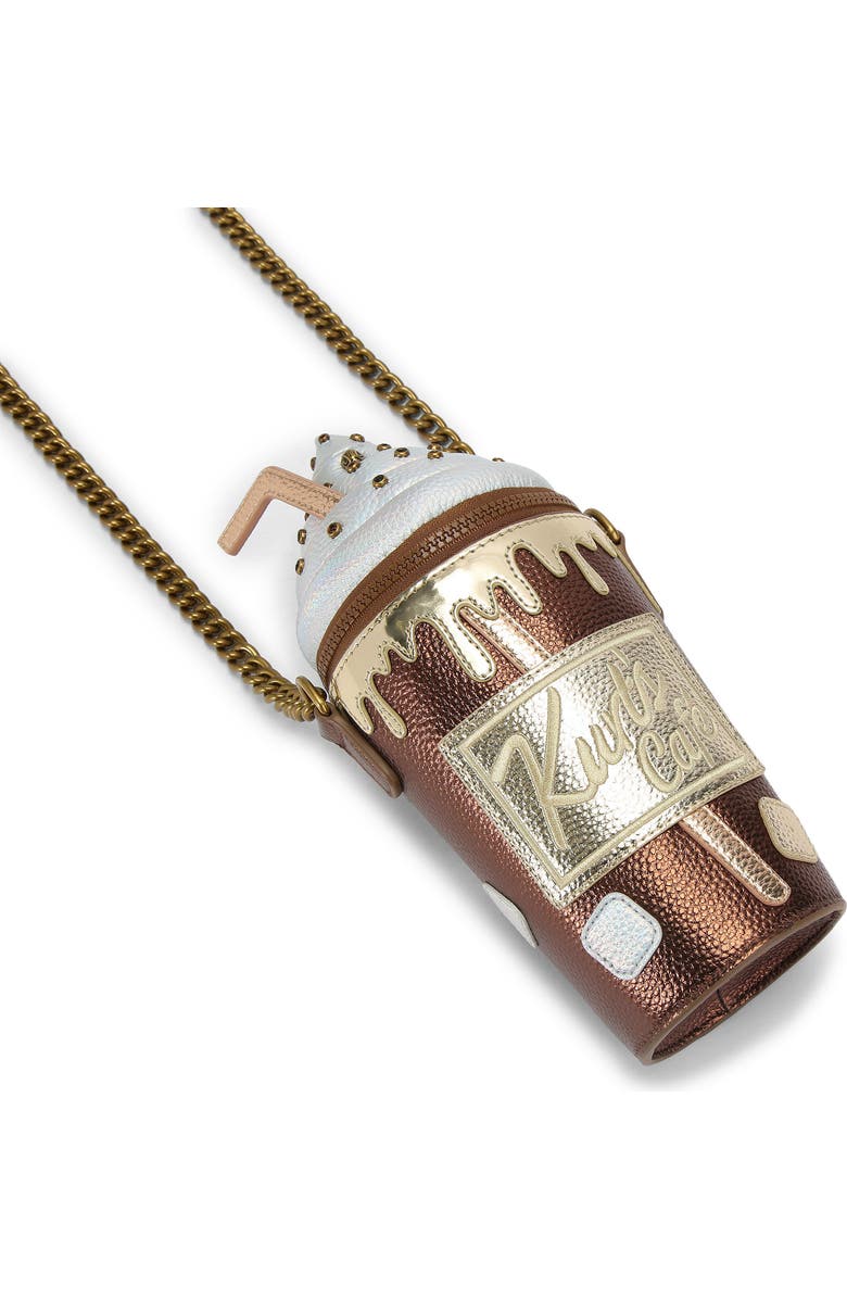 Kurt Geiger London Coffee Cup Shoulder Bag, Alternate, color, Open Brown