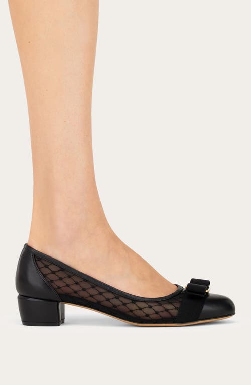 Ferragamo Vara Pump In Nero