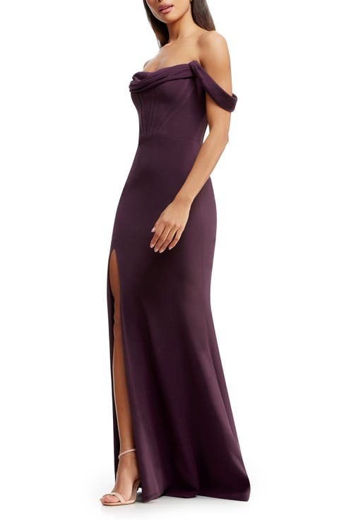 Melania Off the Shoulder Gown