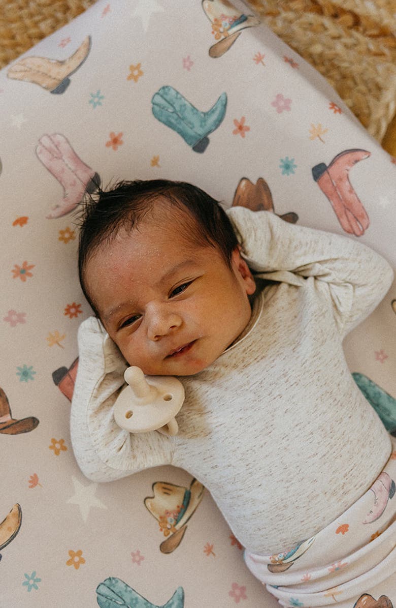 Copper Pearl Cheyenne Changing Pad Cover, Alternate, color, Cheyenne