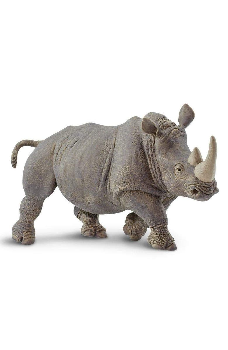 Safari Ltd. White Rhino Toy, Alternate, color, NO COLOR