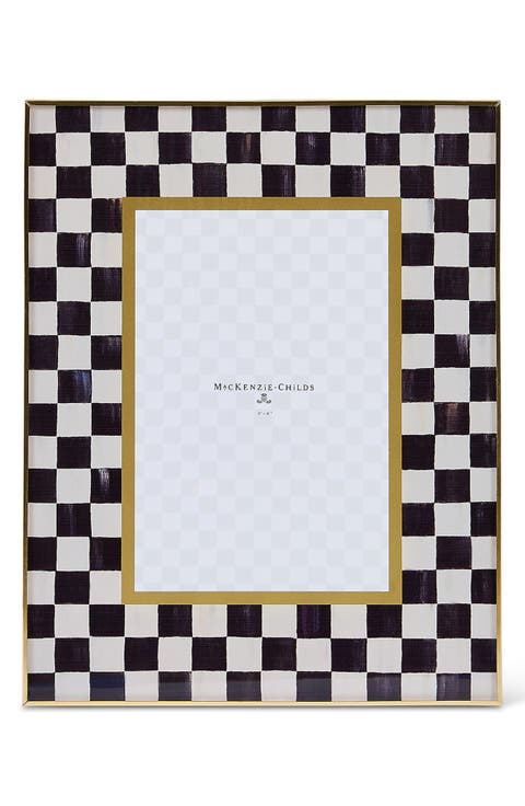 Courtly Check Picture Frame