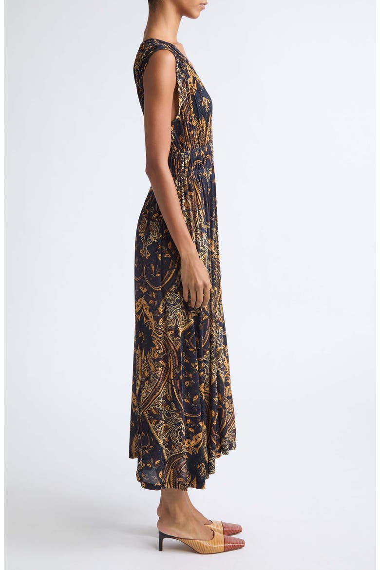 Ursula Print Sleeveless Maxi Dress, Alternate, color, TWILIGHT PAISLEY