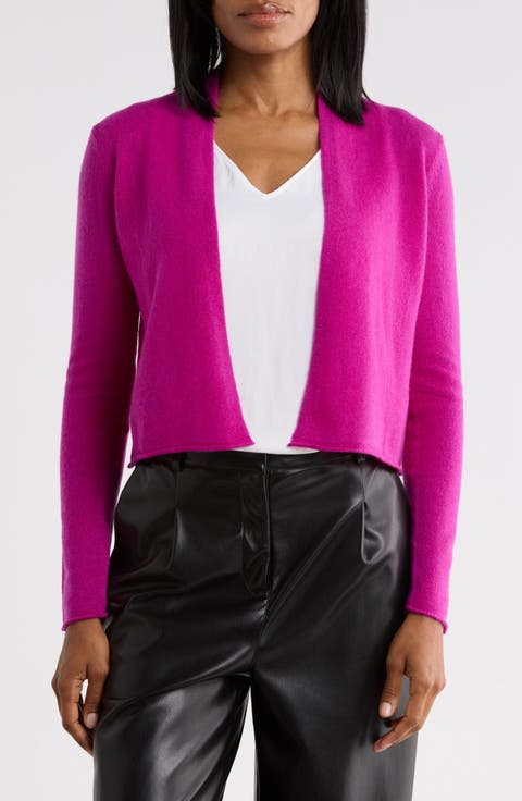 Cropped Cashmere Cardigan