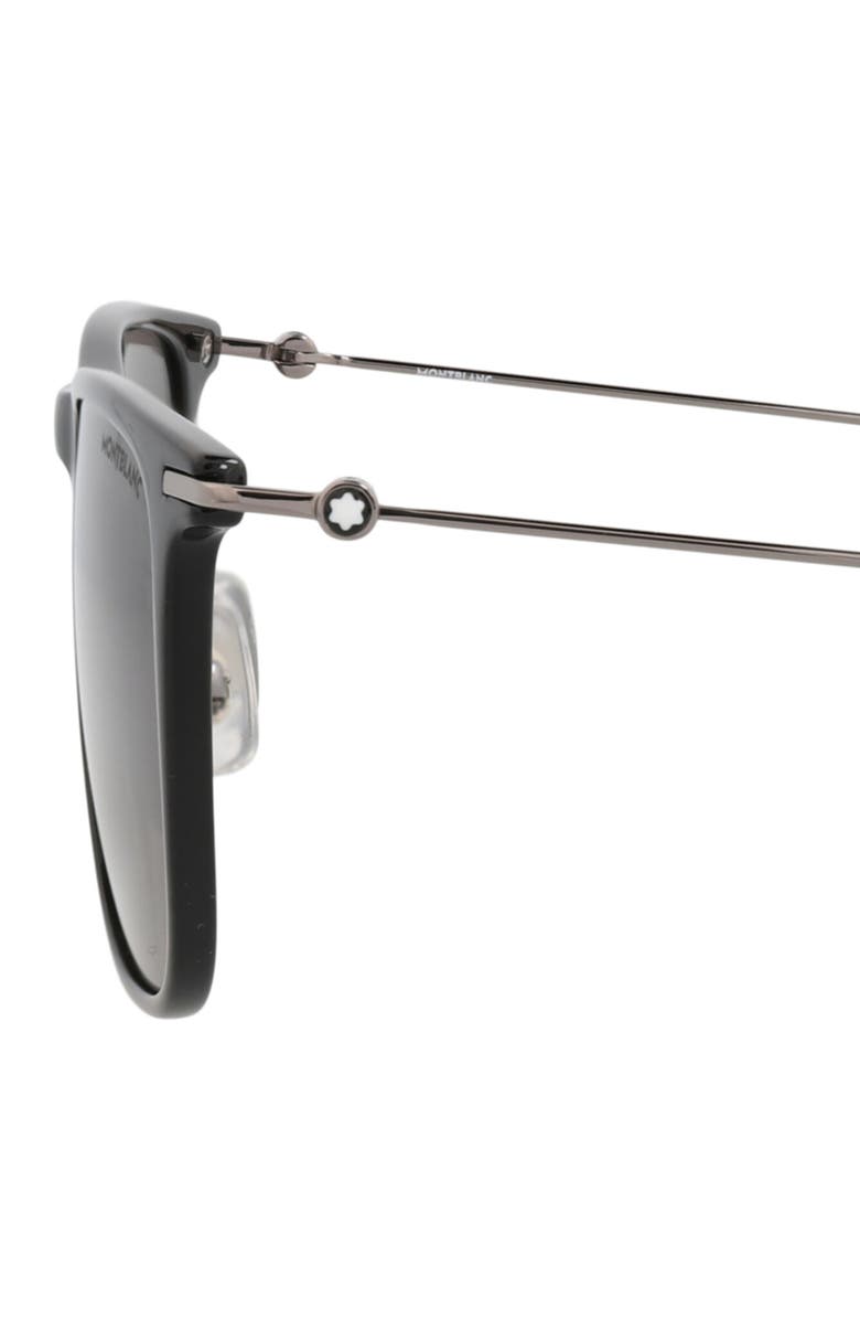 Montblanc 53mm Square Sunglasses, Alternate, color,