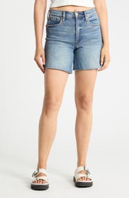 STS Blue Layne High Waist Raw Hem Shorts