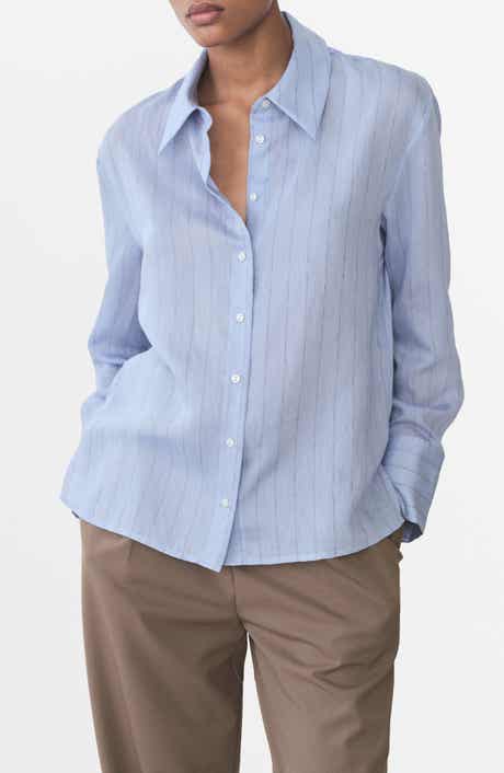 Stripe Button-Up Shirt
