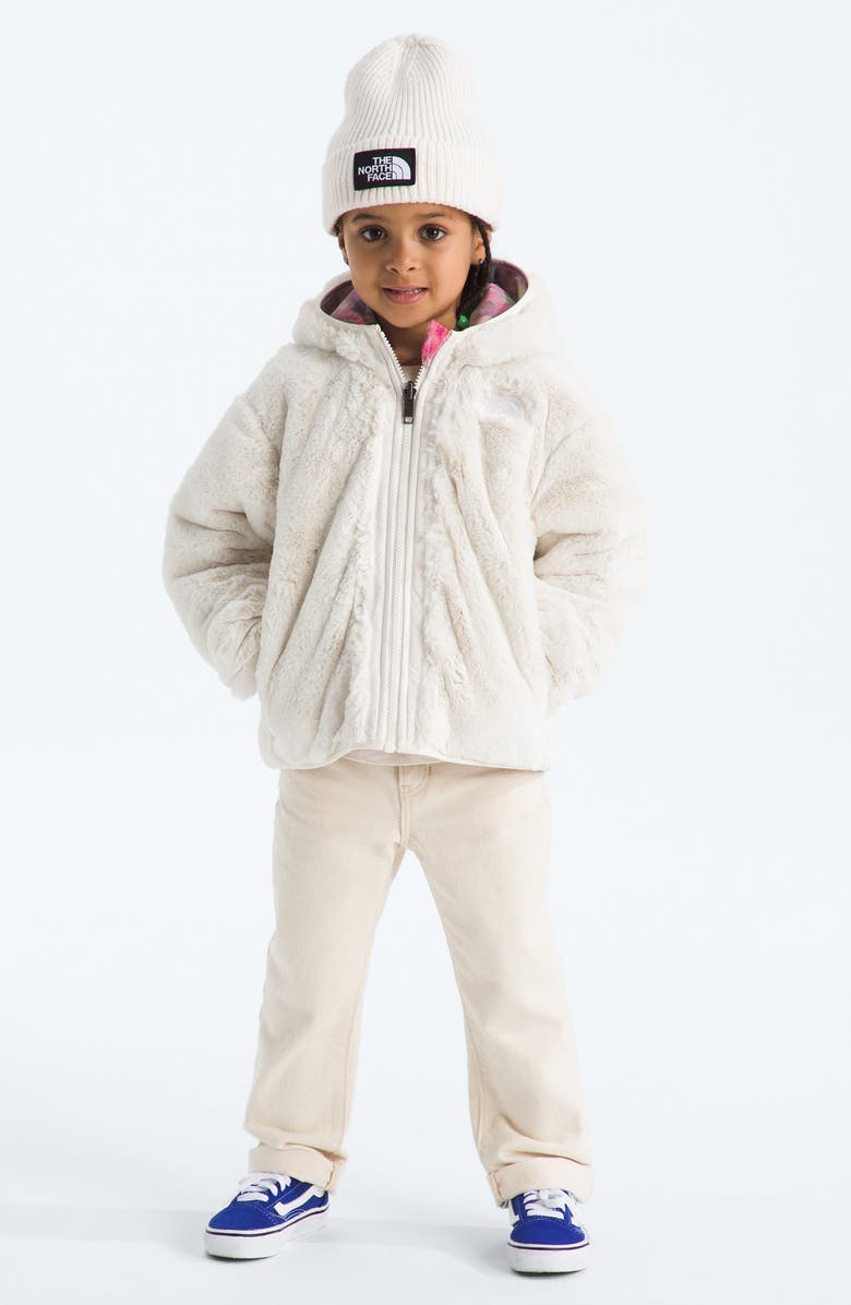 The North Face Kids' Shasta Reversible Hooded Jacket, Alternate, color, Lite Lilac Lens Flare Print