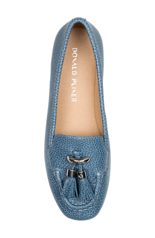 Donald Pliner Tassel Loafer In Blue