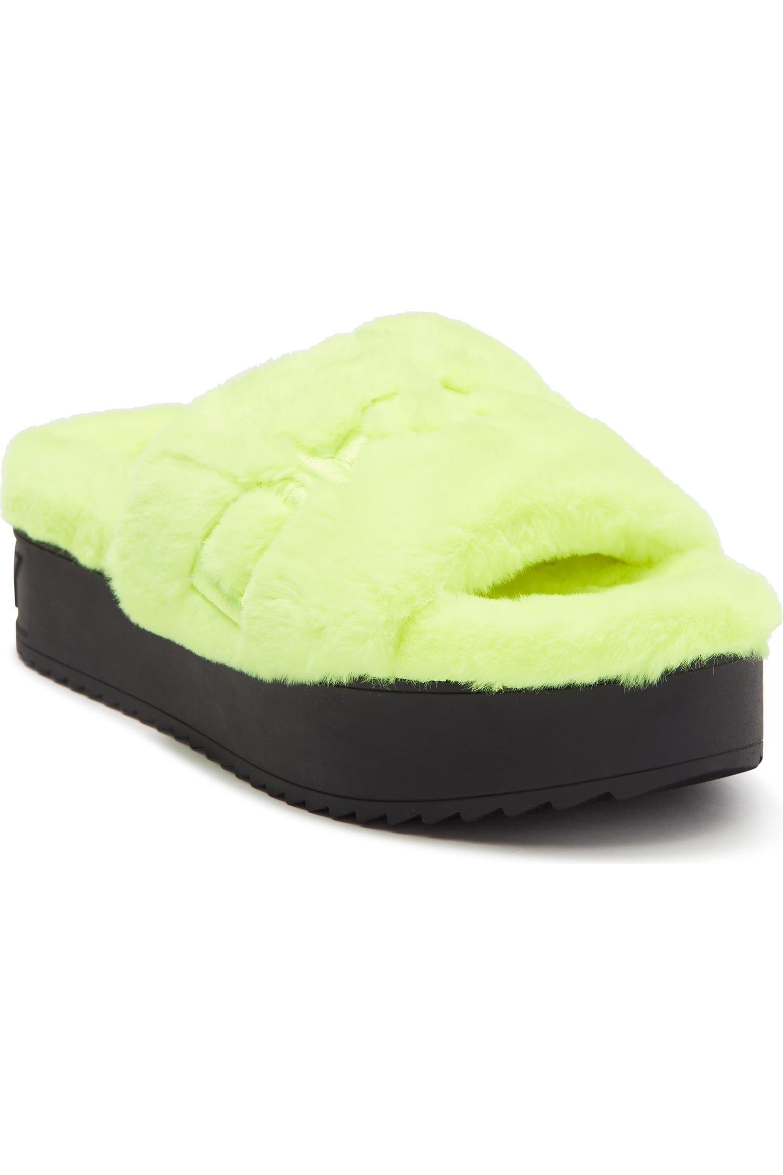 Furry Storage Rack DKNY Palz Faux Fur Slipper Slide Sandal (Women) | Nordstromrack