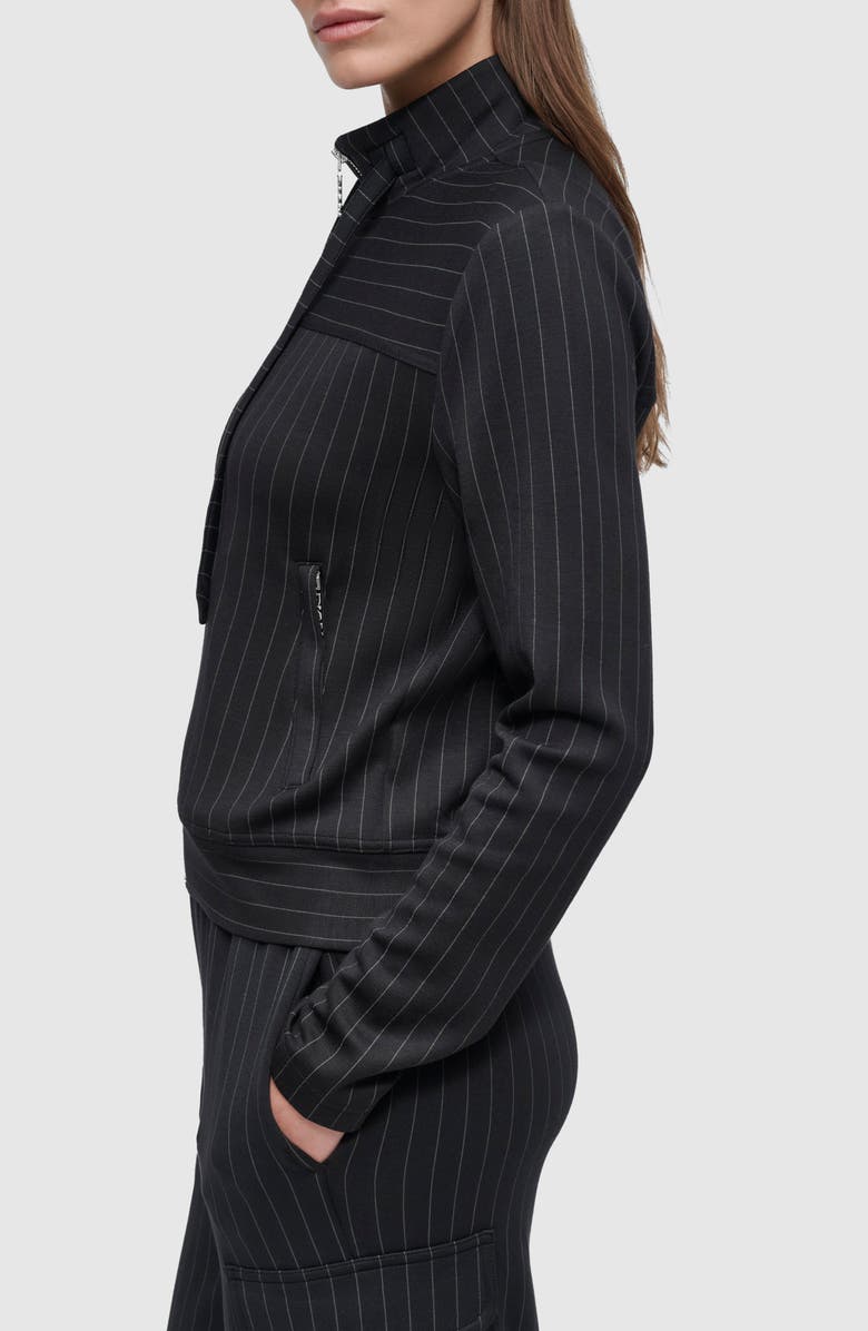 DKNY Mixed Pinstripe Jacket, Alternate, color, 
