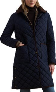 Lauren Ralph Lauren Diamond Quilted Hooded Coat