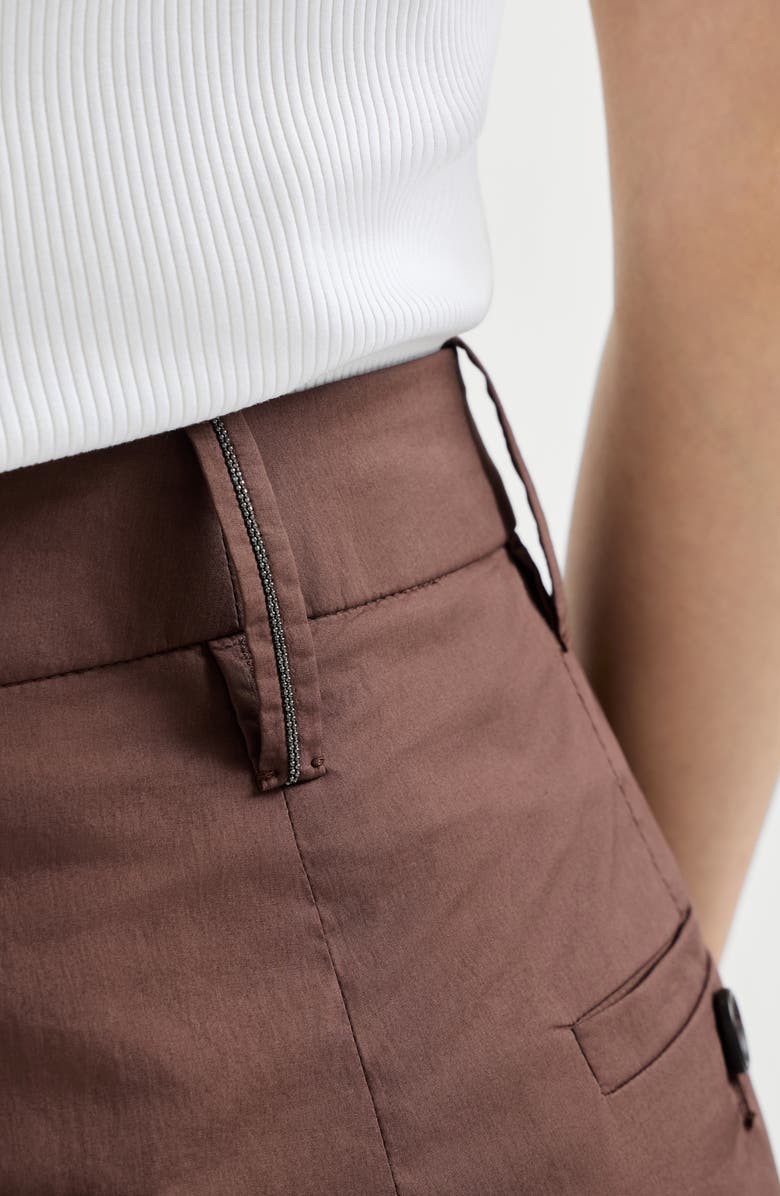 Brunello Cucinelli Wide trousers, Alternate, color, Cocoa