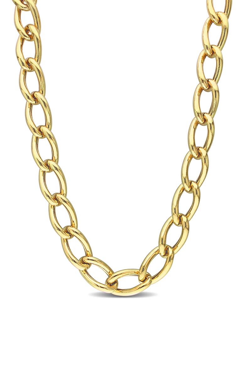 DELMAR Men's Hollow Link Chain Necklace, Main, color,