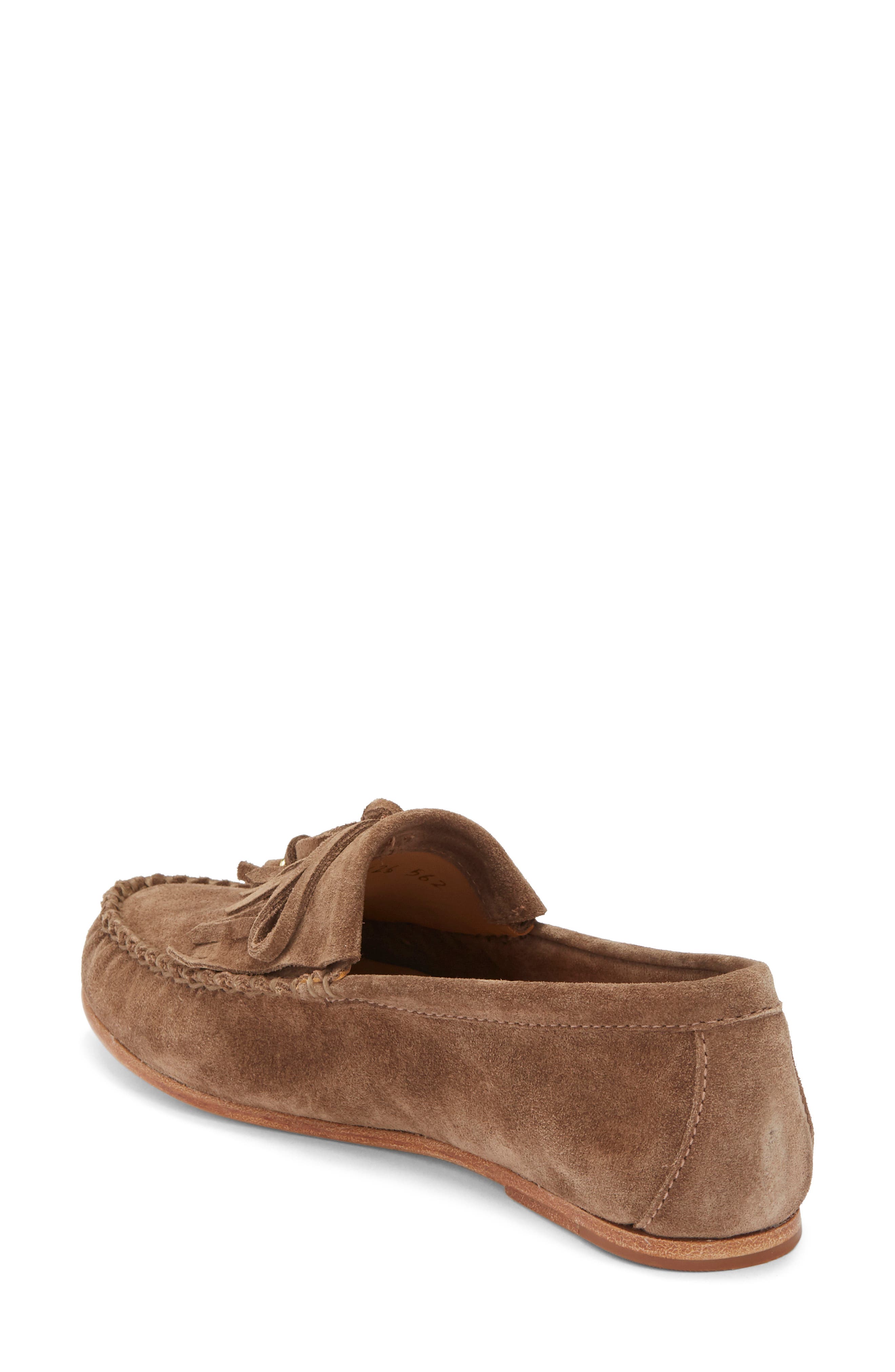 Freda Salvador Celeste Driving Loafer, Alternate, color, Sesame Suede