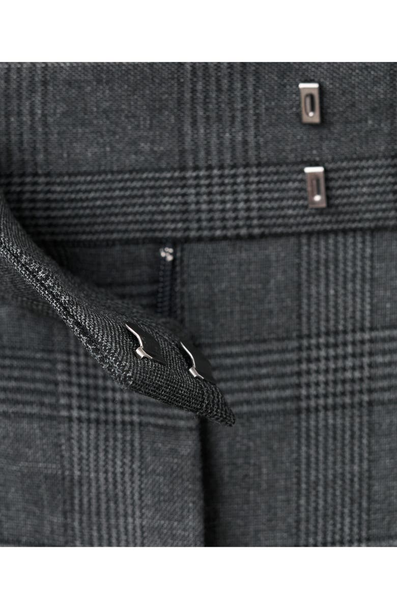 MANGO Pleated Straight Leg Pants, Alternate, color, Grey