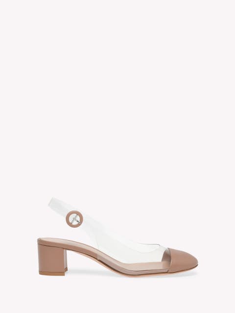 シューズ・サンダルその他 GIANVITO ROSSI Woman Pumps Pink G9533585LACVIT PEAH Gianvito Rossi 110mm curved-heel Sandals | Pink | FARFETCH