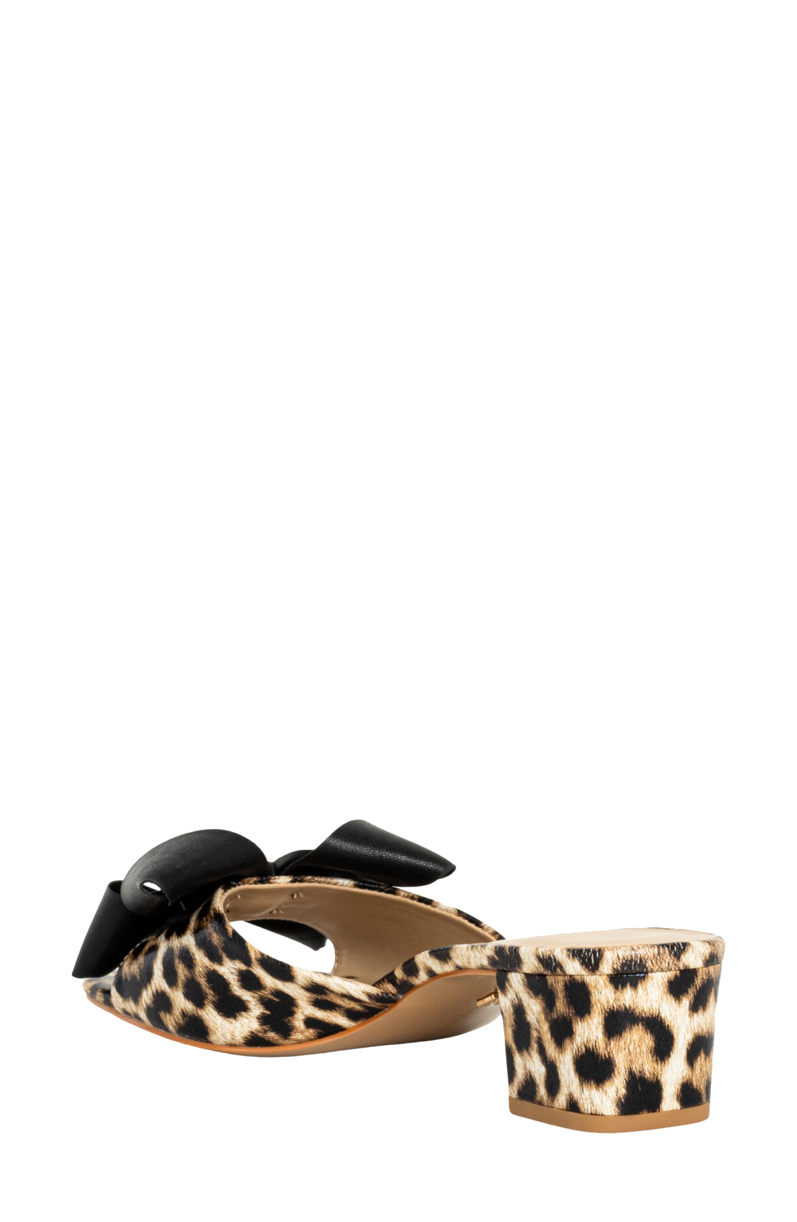 Flora Slide Sandal, Alternate, color, LEOPARD PRINT