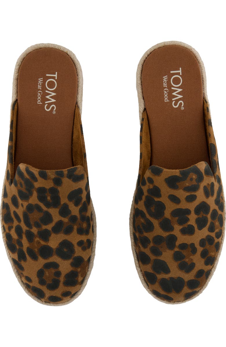 TOMS Santiago Espadrille Mule, Alternate, color, Brown