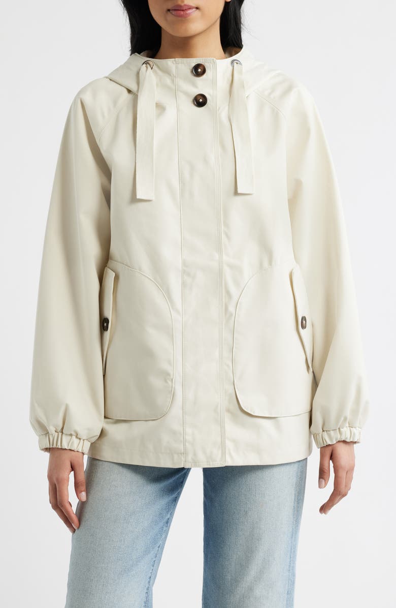 Brooklyn Industries Hooded Utility Jacket, Alternate, color, Silver Birch