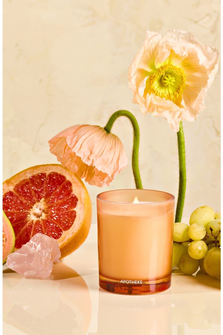 Sea Salt Grapefruit Petite Scented Candle, Alternate, color, ORANGE