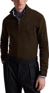 Polo Ralph Lauren Regular Fit Wool Quarter Zip Sweater