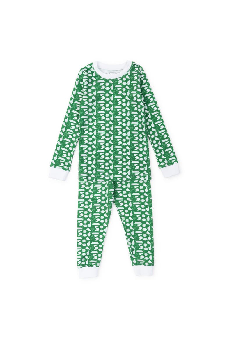 Grayson Pajama Pant Set, Main, color, Pep Rally Green