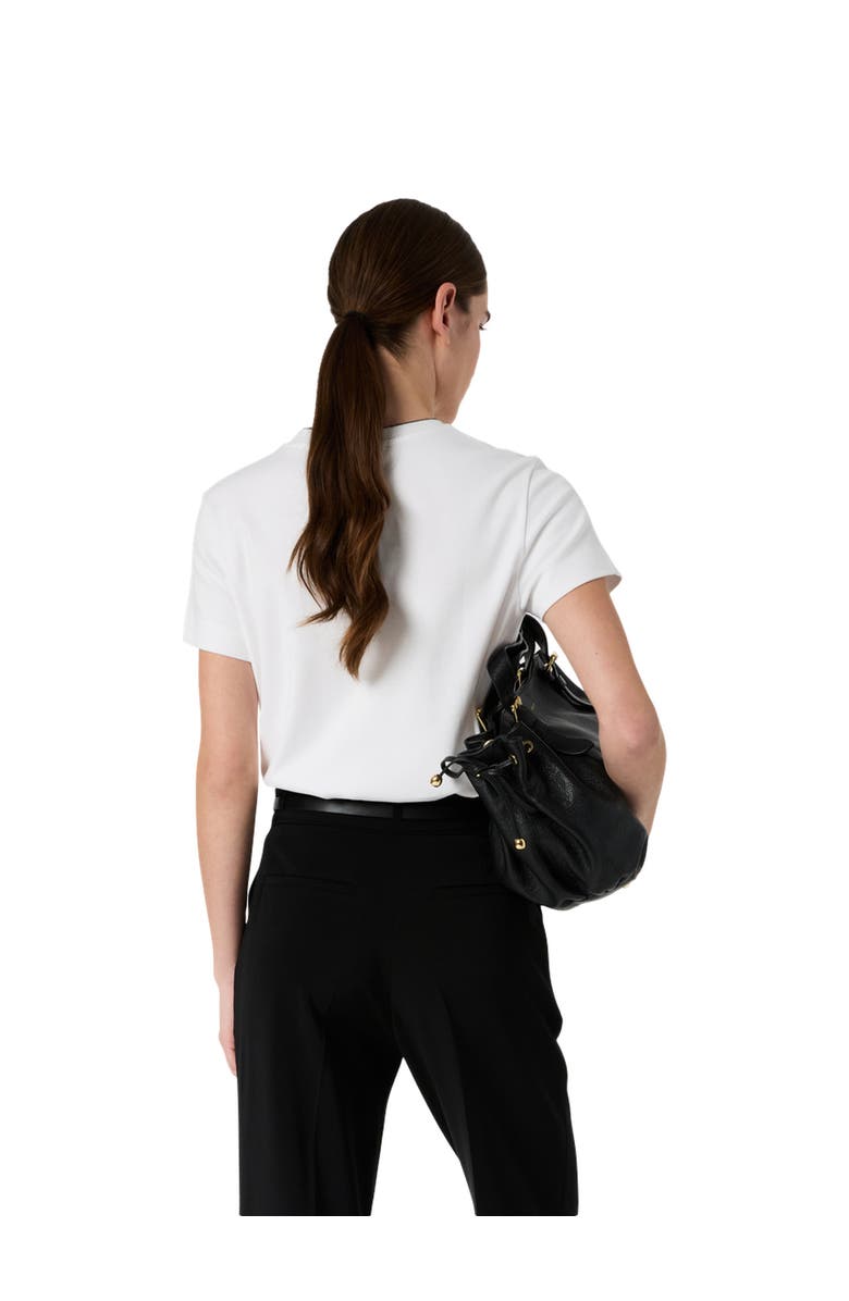 GERARD DAREL Maiane Monogram Logo T-Shirt, Alternate, color, White