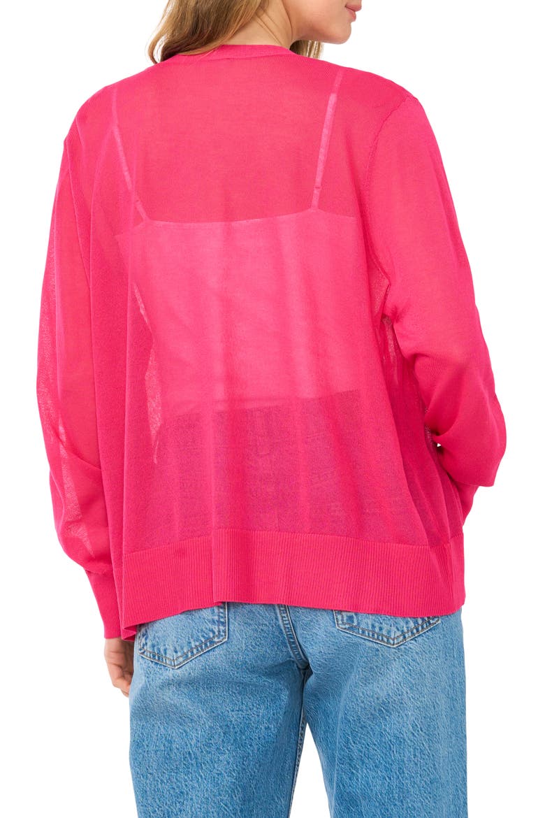 Tissue Knit Cardigan, Alternate, color, RASPBERRY JEWEL