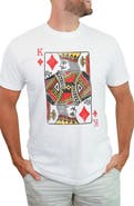 Lost Gods Men's Lost Gods King of Diamonds Playing Card  Graphic T-Shirt