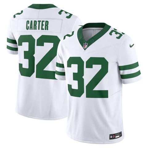 Men's Nike Michael Carter White New York Jets Vapor F.U.S.E. Limited Jersey