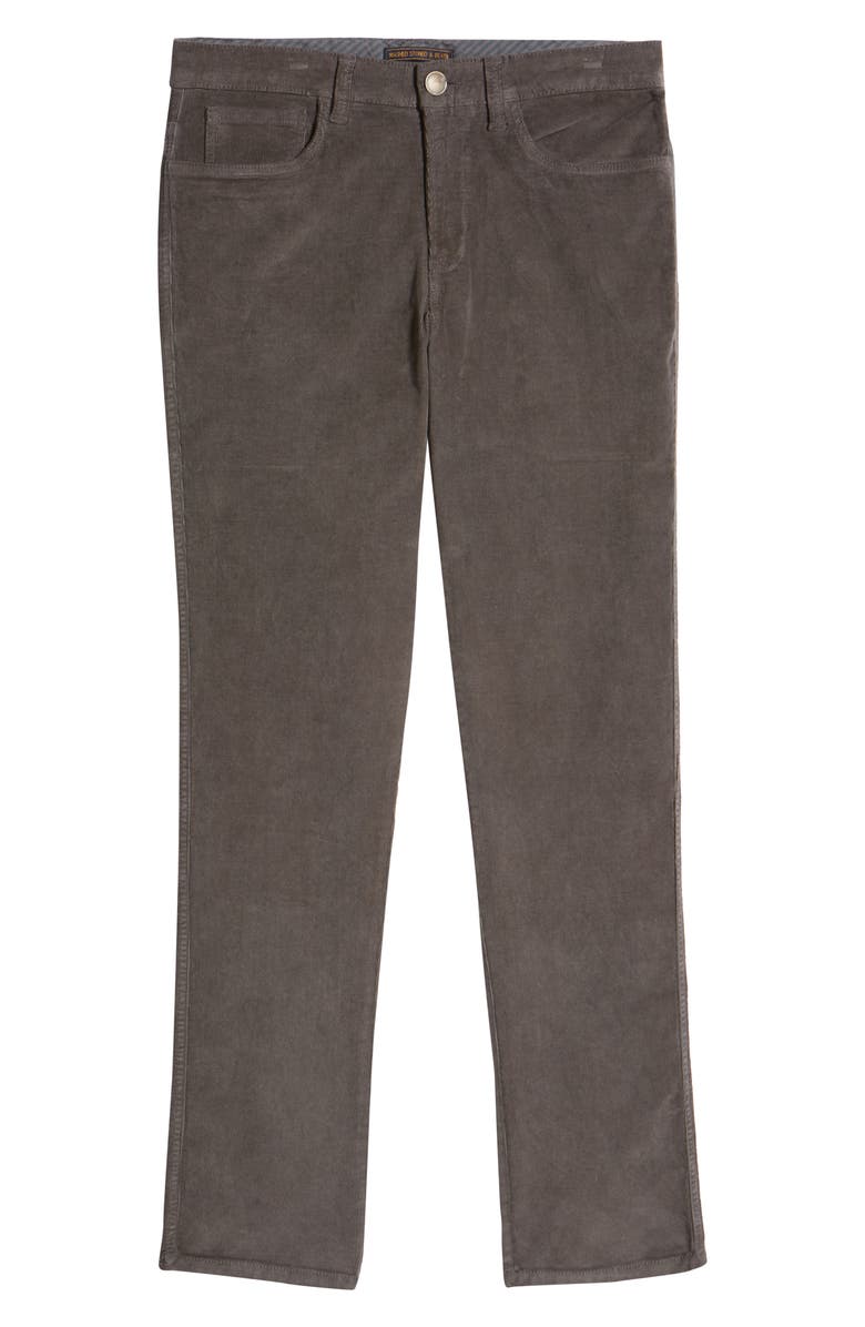 Vintage 1946 Stretch Corduroy Five Pocket Pants, Alternate, color, Charcoal