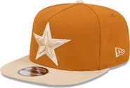 New Era Men's New Era Brown/Light Beige Dallas Cowboys Two-Tone Color Pack A-Frame 9FIFTY Snapback Hat