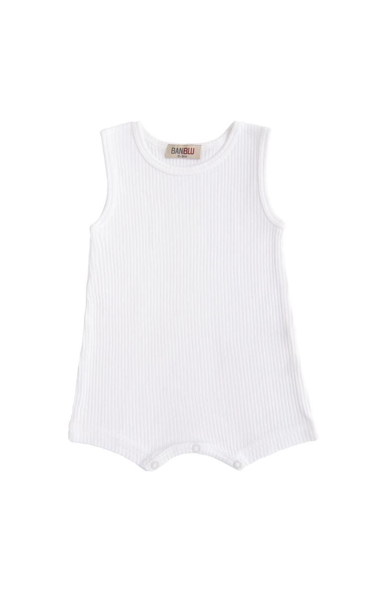 Banblu Sleeveless Modal Shortie, Main, color, White