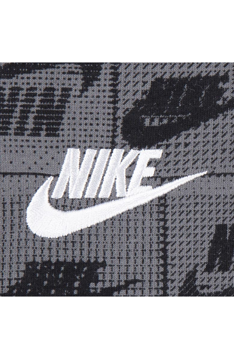 Nike Sportswear Club Graphic T-Shirt & Sweat Shorts Set, Alternate, color, Black