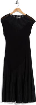 DVF Rick Ribbed Midi Dress