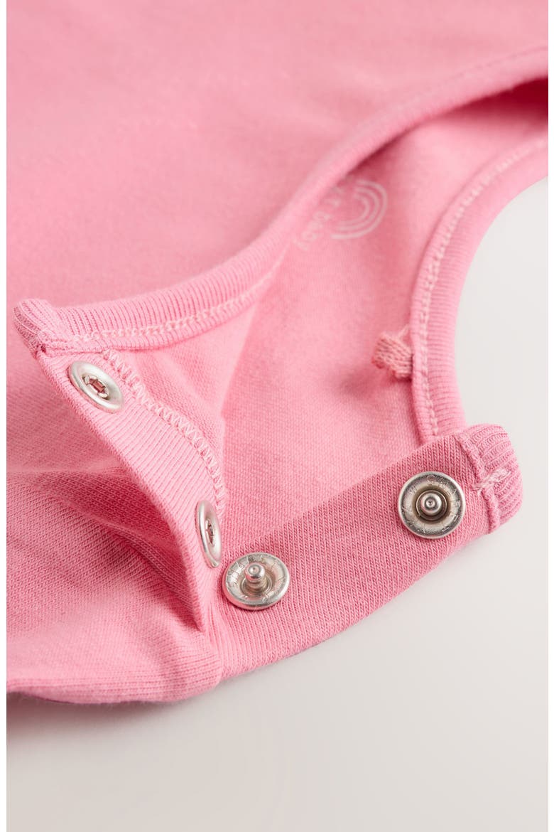 T-Shirt & Print Corduroy Overalls Set, Alternate, color, CREAM/ PINK CHARACTER